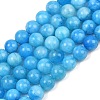 Natural Dyed White Jade Beads Strands GG-CBAEB22-B01-8mm-07-2