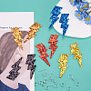 DIY Imitation Leather Lightning Bolt Dangle Earring Making Kits DIY-TA0010-70B-5