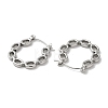 304 Stainless Steel Hoop Earrings for Women EJEW-Z026-24P-2