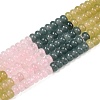 Natural Quartz Crystal & Howlite & Dyed White Jade & Synthetic Shoushan Stone Beads Strands G-Z135-C11-2