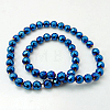 Non-Magnetic Synthetic Hematite Beads Strands G-C018-8mm-2