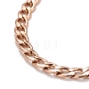 Ion Plating(IP) 304 Stainless Steel Chain Bracelets for Women or Men BJEW-A039-04RG-2