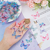 180Pcs 18 Style Polyester Fabric Wings Crafts Decoration DIY-SC0019-38-3