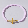 Cross with Class Bead Bracelet for Women SW0705-3-1