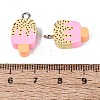 Handmade Polymer Clay Pendants CLAY-Q253-07P-05-3