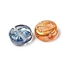 Electroplate Transparent Glass Beads EGLA-L047-02B-2