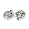 Alloy Crystal Rhinestone Pendants ALRI-H004-26P-2