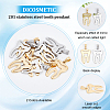 12Pcs 2 Color 201 Stainless Steel Pendants FIND-DC0001-59-4