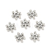 Flower Alloy Spacer Beads X-PALLOY-ZN152-AS-RS-1