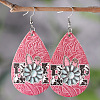 Imitation Leather Dangle Earrings FS-WGAAB7F-05-1