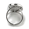 304 Stainless Steel Open Cuff Rings RJEW-C079-19P-4