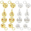 10Pcs 2 Colors Brass Pendants KK-YW0004-34-1