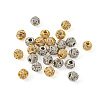 Craftdady 30 Pcs 2 Colors Brass Beads RB-CD0001-02-12