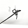 Alloy Cat Hair Sticks PW-WG9C2DB-01-4