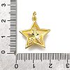 Brass Micro Pave Cubic Zirconia Pendants ZIRC-I070-092G-3