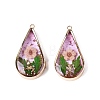 Epoxy Resin Pendants KK-Q082-02KCG-01-1