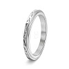 Titanium Steel Rotatable Finger Ring for Women Men PW-WG3B7F0-02-1