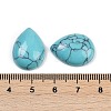 Dyed Synthetic Turquoise Cabochons G-H094-01A-24-3