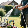 201 Stainless Steel & Aluminum Garden Hose Pipe AJEW-WH0696-686A-5