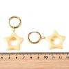 Acrylic & 202 Stainless Steel Stud Earrings EJEW-JE07448-7