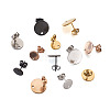 PVD Vacuum Plating 304 Stainless Steel Stud Earring Findings STAS-TA0004-67-4