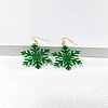Snowflake Acrylic Glitter Powder Dangle Earrings FS-WGC8E2D-02-1