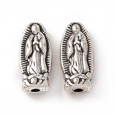 Virgin Mary Alloy Beads FIND-G033-01AS-1