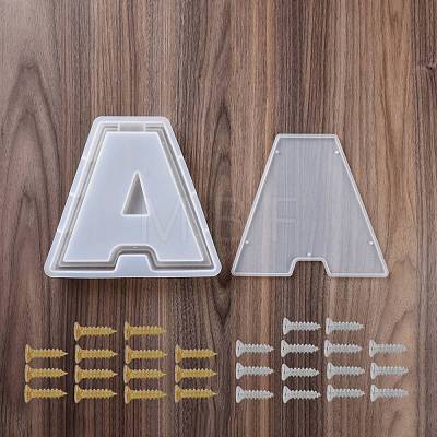 Letter-shaped Food Grade Money Box Silicone Molds DIY-D072-01GP-01-1