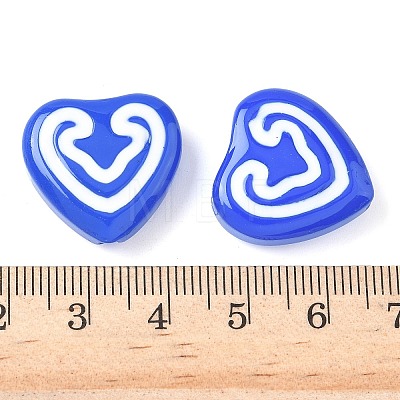 Baking Paint Glass Enamel Beads LAMP-D303-07C-1