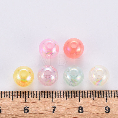 AB Colour Imitation Jelly Acrylic Beads MACR-S823-8mm-1