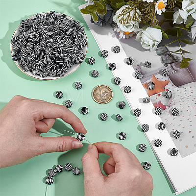 300Pcs Handmade Polymer Clay Beads CLAY-NB0001-77B-02-1