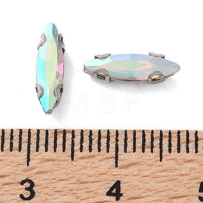 Horse Eye Sew on Rhinestone RGLA-L028-08B-04-1