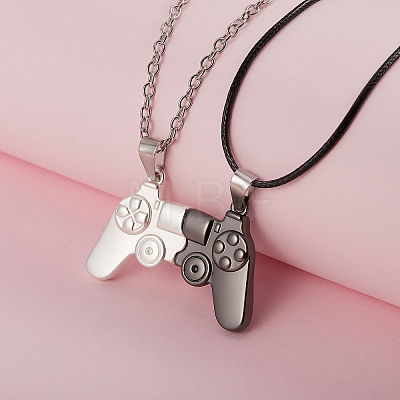 Magnetic Game Controller Alloy Pendant Matching Necklaces Set JN1013B-1