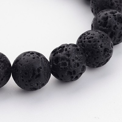 Natural Lava Rock Beads Strands LS-G434-13-1