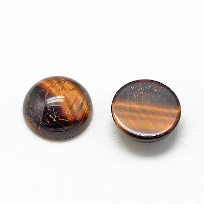 Natural Tiger Eye Cabochons G-R416-16mm-35-1