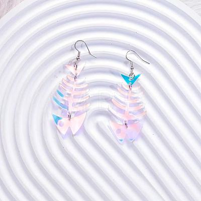 Acrylic Dangle Earrings FS-WG6210D-03-1