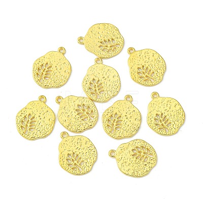 Tibetan Style Alloy Pendants TIBEP-A14120-G-FF-1