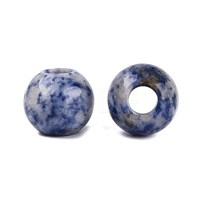 Natural Blue Spot Jasper Beads G-Q608-05H-1