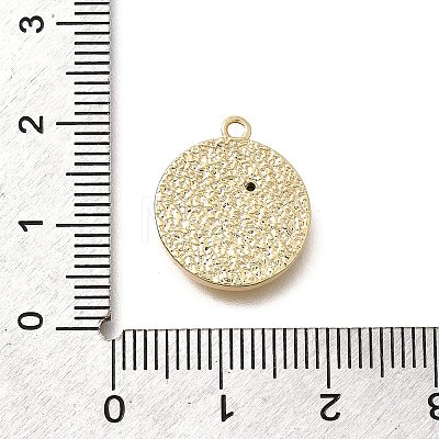 Brass Micro Pave Cubic Zirconia Pendants KK-Q035-16B-G-1