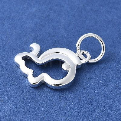 925 Sterling Silver Chinese Zodiac Outline Charms STER-P066-02S-07-1