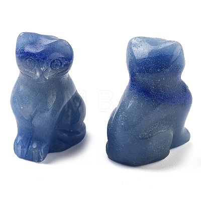 Natural & Synthetic Gemstone Carved Figurines DJEW-L023-B-1