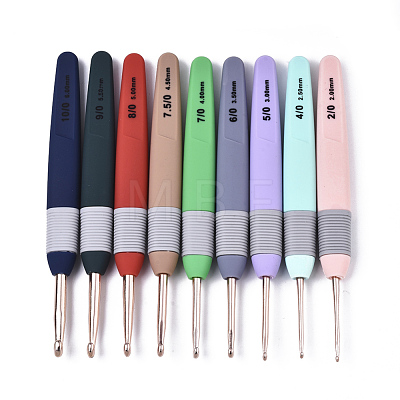 Aluminum Diverse Size Crochet Hooks Set TOOL-S015-011-1