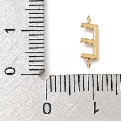 304 Stainless Steel Letter Connector Charms STAS-M108-01G-05-1