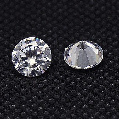 Diamond Shape Grade AAA Cubic Zirconia Cabochons ZIRC-J013-01-2.25mm-1