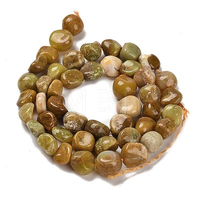 Natural Yellow Opal Beads Strands G-P497-01E-34C-1