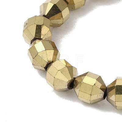 Electroplated Synthetic Non-magnetic Hematite Beads Strands G-I364-L01-1