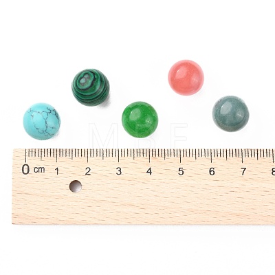 Natural & Synthetic Mixed Stone Beads X-G-S117-12mm-M-1