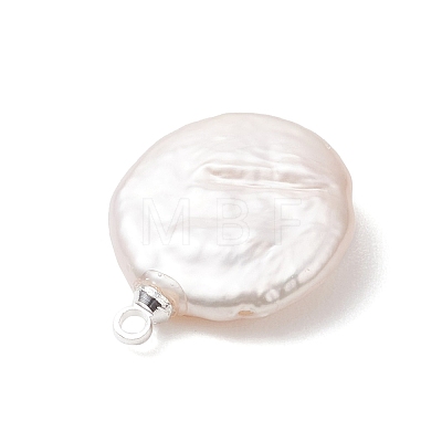 Natural Keshi Pearl Pendants PALLOY-JF04826-1
