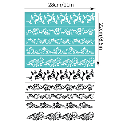 Self-Adhesive Silk Screen Printing Stencil DIY-WH0338-363-1