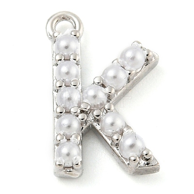 Plastic Imitation Pearl Pendants KK-P230-17P-K-1